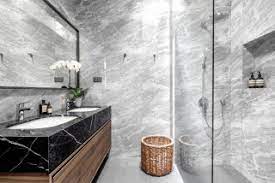 Vinyl as flooring a big no in wet areas, vinyl when pieced together are not sealed fully like tiles do. Bathroom Design Ideas Renovations Photos July 2021 Houzz Sg