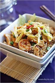 Mee Siam Spicy Rice Vermicelli Recipe Vermicelli Recipes Asian Recipes Easy Asian Recipes