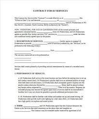 Dj Contract Template Pdf New Dj Contract 20 Download Documents In Pdf Google Docs In 2020 Contract Template Document Sign Proposal Templates