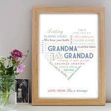 35 best gifts for grandparents to show how much you love them. Personalised Grandparent Print By Little Pieces Notonthehighstreet Com