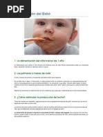 Alimentación Del Bebé