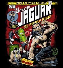 Jaguar is a character who appears within rick and morty. Rick And Morty X Jaguar Pickle Rick