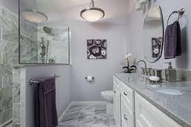 Get this delightful tone in your home with a few helpful hints and tips. Purple And Gray Bathroom Contemporary Bathroom St Louis By Swat Design Team For Decorating Den Houzz