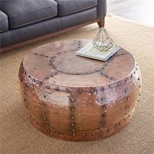 Amazon's choice for round copper coffee table +2 colors/patterns. Cooper 33 Round Metal Accent Coffee Table In Antique Copper Cp200c