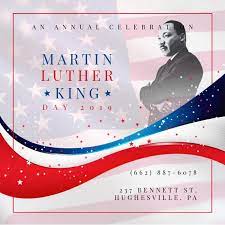 Martin luther king day for the year 2021 is celebrated/ observed on monday, january 18th. Martin Luther King Day Feier Video Einladen Broschure Vorlage Postermywall