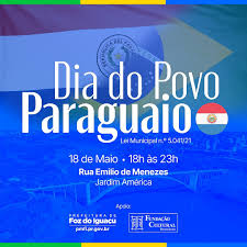Foz do Iguaçu celebra o Dia do Povo Paraguaio neste sábado (18)