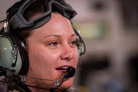 U.S. Air Force Capt. Danielle Cooper, flight nurse,