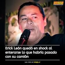 Erick León casi se va de espaldas al enterarse de una noticia que le está  dando la vuelta al país y que involucra a su camión 😱⬇️🦁 #erickleón #robo