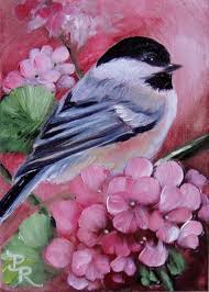 The Early Bird May Get The Worm But Its The Second Mouse That Gets The Cheese Jeremy Paxman This Adorable Blackcapped Chicadee Is Painted By The Brilliant Arti Passaros Vintage Pinturas