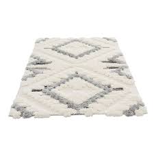Biete 2 teppiche in maßen von 120 x 170 cm an. Deluxe Shaggy Teppich Weiss Boho Bahama My8831