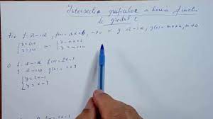 Paralelismul (intersectia) a doua drepte asigura definirea lor mai usoara. Intersectia Graficelor A Doua Functii De Gradul I Algebra Clasa A Ix A 090404 01 Youtube