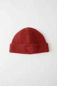 Acne Studios Women S Hats Hats For Women Wool Beanie Red Wool