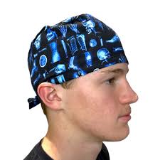 Radiology Scrub Cap. X-ray Surgical Cap, 100% Cotton. Radiologist,  Orthopedic Unisex Surgeons Hat. Ready to Ship!