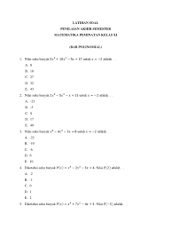Feb 22, 2021 · soal dan jawaban latihan soal pat matematika peminatan sma kelas 11 (xi) kurikulum 2013. Soal Matematika Peminatan Kelas Xi Pdf Free Download