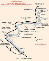 Deerfield River Tubing Map Fly Fishing On The Deerfield River - Franklin County Chamber Of Commerce