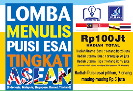 Check spelling or type a new query. Lomba Menulis Puisi Tingkat Asean Berhadiah 100 Juta Gatra Guru