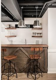 Ensure that everything has it's proper place and stays organized with kitchen shelves. Industrial Wood And Metal Bar Shelf Cottage Kitchen
