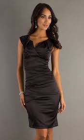 Cute Short Knee Length Black Dress Cap Sleeves Cocktail Dress Black Short Dress Short Cocktail Dress Dresses