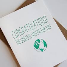 Letterpress Graduation Congratulations Card Graduate World Etsy Congratulations Graduate Congratulations Card Letterpress Holiday Cards