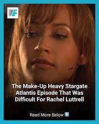 Rachel Luttrell deserves an award for her commitment to playing Teyla  Emmagan