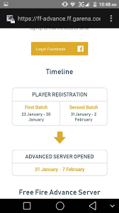 Free fire ob25 advance server registration steps. Free Fire Advance Server Free Fire Update News Facebook