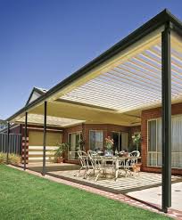 Stratco Outback Sunroof Awnings Carports Pergolas Verandahs And Patios Roof Colors Pergola Veranda