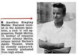 Another Singing Mathis Ralph Mathis Brother Of Johnny Jet Magazine July 24 1958 Johnny Mathis Jet Magazine Johnny