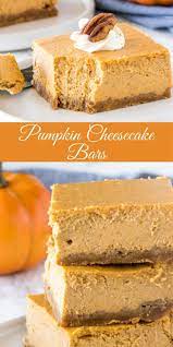 Pumpkin Cheesecake Bars Recipe Pumpkin Cheesecake Bars Pumpkin Cheesecake Cheesecake Bars