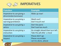 Imperative sentences are one of the four sentence types (declarative, interrogative, imperative, exclamative). Imperative Sentences Definition Examples Eslbuzz Learning English Imperative Sentences Sentence Examples Learn English
