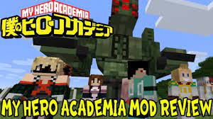 Minecraft mod guides & database. Quirks One For All Hero Outfits More Minecraft My Hero Academia Mod Review Youtube