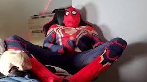 Spider man handjob
