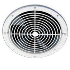 Units operate at a constant cfm up to 0.625 in. Axial Exhaust Fan Ring Plate Series Fantech Ceiling Commercial Industrial