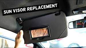If you are mechanically inclined you can buy buy new clips for roughly $10 and install them yourself or do what i would do which is remove what is there is gently bend them back to an oval vs the circular shape they have now. How To Replace Sun Visor Sun Visor Removal Youtube