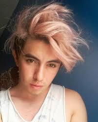 Gold Rose Hair Men Rosa Dorado Cabello Hombre Hairstyle Pelo Fantasia Rose Hair Rose Gold Hair Gold Hair