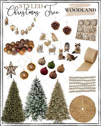 Affordable Christmas Tree Decor Ideas Woodland Christmas Decor Affordable Christmas Decorations Rustic Christmas Tree