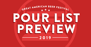Veja as previsões da saga. Detailed Pour List 2019 Great American Beer Festival Pour List