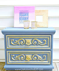 Gold size is not currently available in southern africa or singapore. Gold And Grey Nightstand Makeover Delicious And Diy