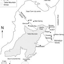 Cape town city bowl map. Sketch Map Of Cape Town And Table Mountain Showing The Location Of Uct Download Scientific Diagram