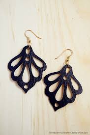 And today i'm going to show you how. Diy Statement Ornate Faux Leather Earrings Styleoholic