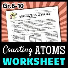 Counting Atoms Worksheet Editable Printable Distance Learning Options Counting Atoms Worksheet Counting Atoms Classroom Websites