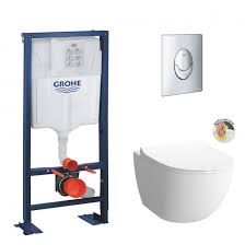 Pack wc à poser sur élevé sans bride avec sortie horizontale goodhome cavally. Wc Sans Bride Au Meilleur Prix Leroy Merlin