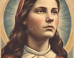 Vintage Saint Maria Goretti, Printable Holy Card Image, Perfect for  Catholic Home Decor, Instant Download, Digital File, Catholic Prints