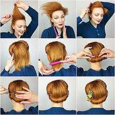 How To Get A 1940 S Hairstyle Back Roll Hairstyle In A Few Easy And Simple Steps Vintage Hairstyle Inspiration 1 1940s Hairstyles Hair Styles Roll Hairstyle