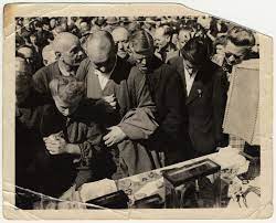 The guy was selling stuff found in the wreckage of katrina. German Civilians Are Forced To Look At A Display In The Buchenwald Concentration Camp Of Tattoos And A Lampshade Allegedly Made From Human Remains Collections Search United States Holocaust Memorial Museum