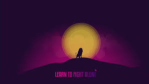 Alone wallpapers for 4k, 1080p hd and 720p hd resolutions and are best suited for desktops, android phones, tablets, ps4 wallpapers. Hd Wallpaper Minimal Inspirational Quotes 4k Fight Alone Wallpaper Flare