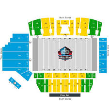 59 most popular tom benson hall of fame stadium seating chart