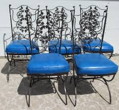 Vintage Patio Chairs With Cushions Ebay In 2020 Wrought Iron Patio Chairs Diy Patio Furniture Patio Furniture Cushions