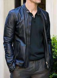 Matt Bomer White Collar Fitted Leather Jacket Jeedad Jackets Men Fashion Celebrities Leather Jacket Leather Jacket