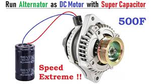 What is an alternator in a car, alternator problems, symptoms, testing. Run 12v 120 Amps Car Alternator As Brushless Dc Motor With 500f Super Ca Car Alternator Free Energy Generator Alternator