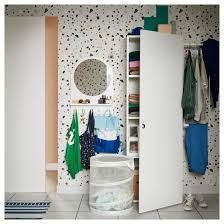 Platsa Armoire Penderie Blanc Fonnes Blanc 95 120x42x181 Cm Ikea Armoire Penderie Ikea Armoire Ikea